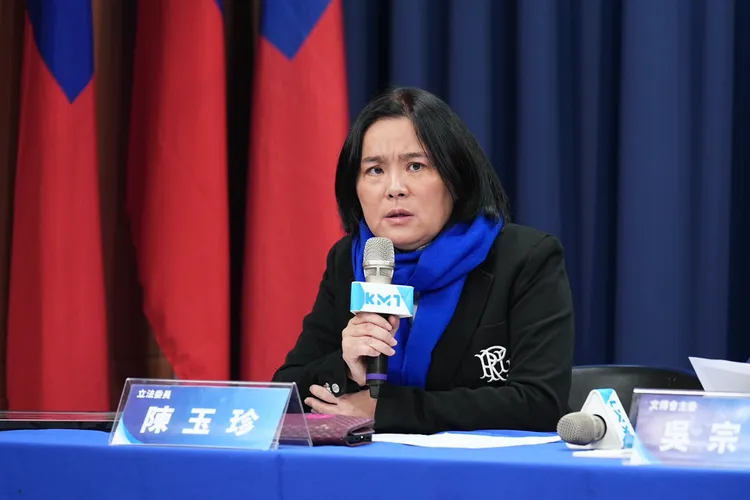 国民党立委陈玉珍。彭欣伟摄