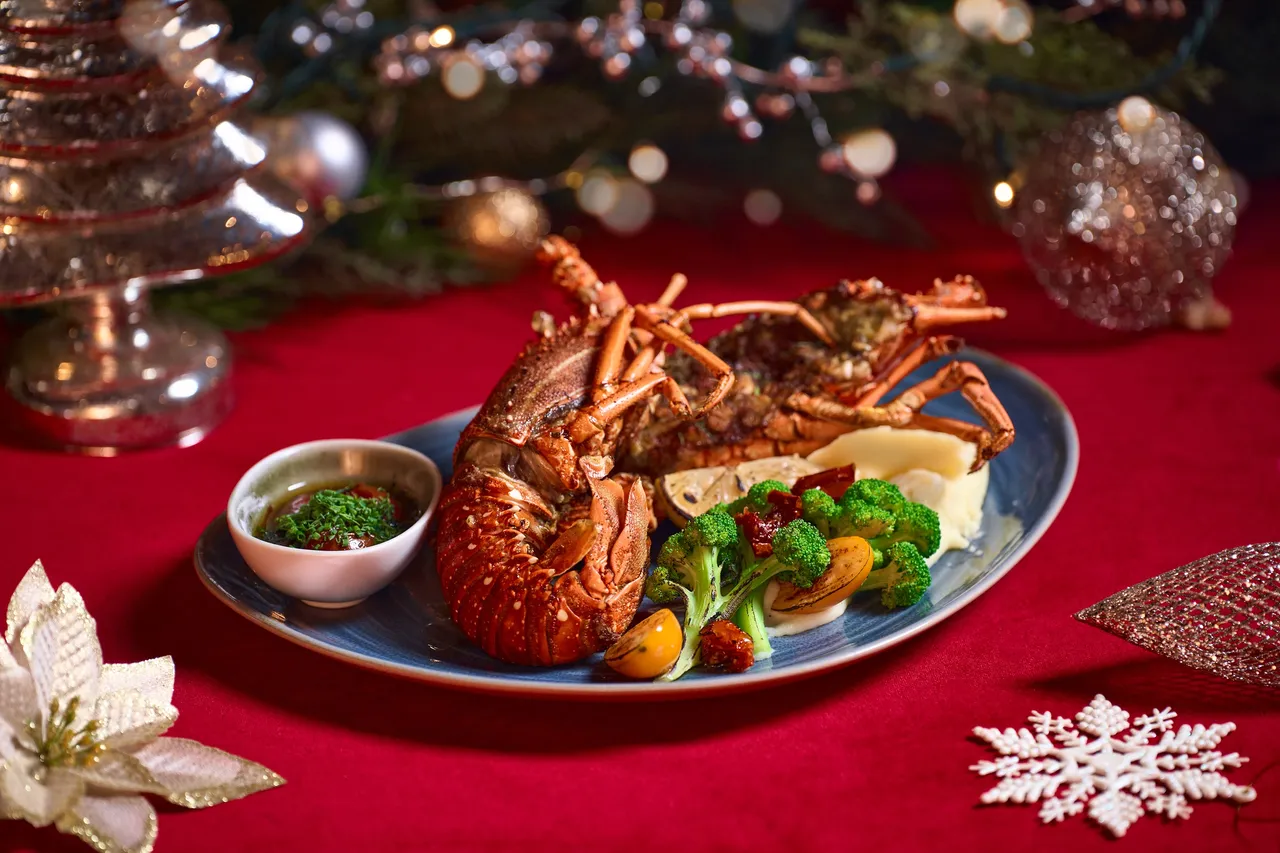 炉烤青酱龙虾。业者提供