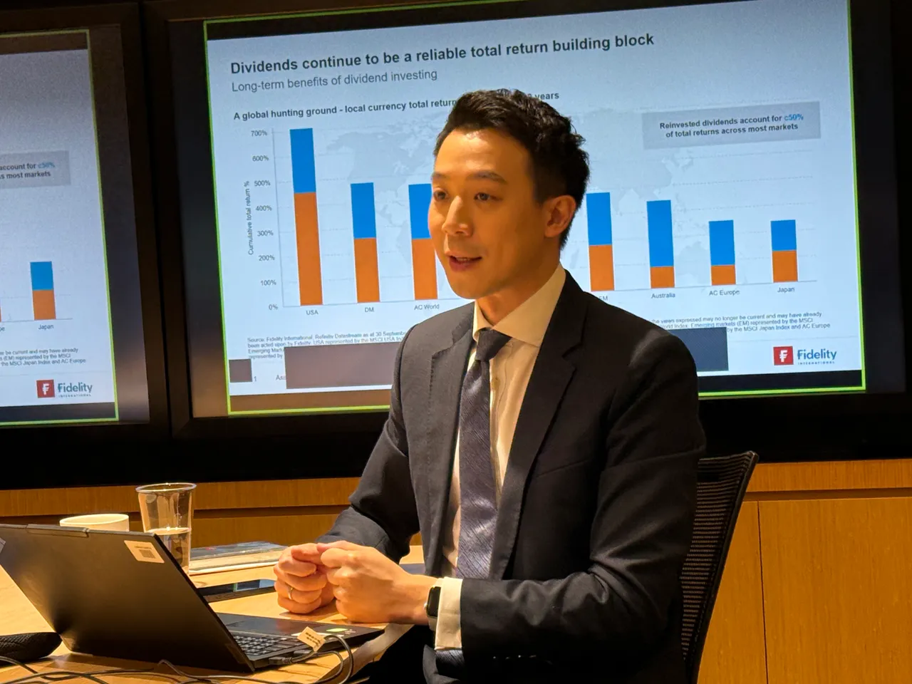 富达永续发展全球存股优势基金经理人李肇斌。吕承哲摄