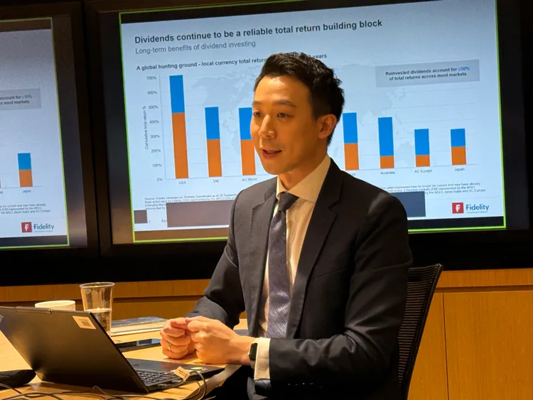 富達永續發展全球存股優勢基金經理人李肇斌。呂承哲攝