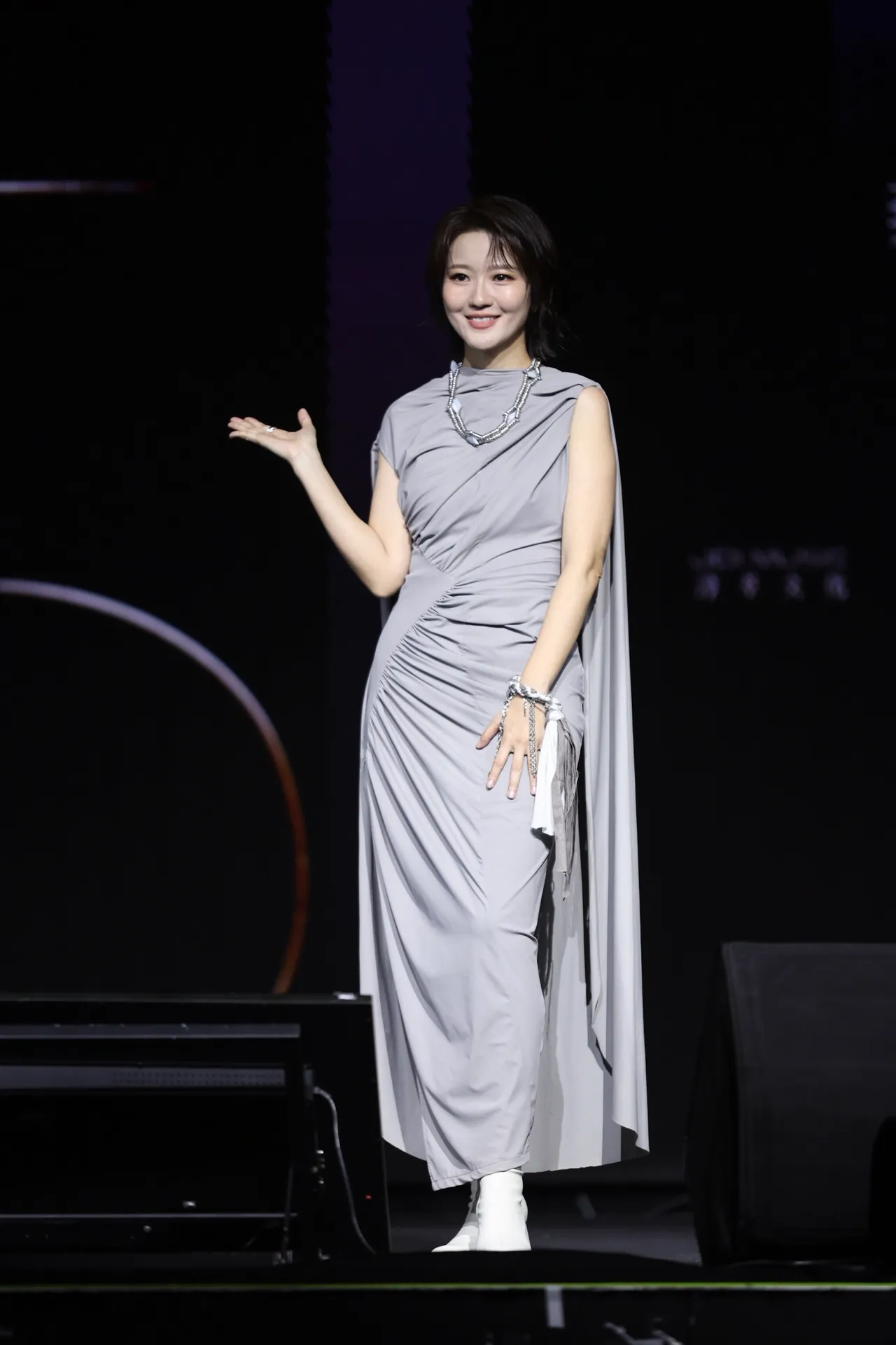 蔡淳佳出道25周年首度在台开唱，最怕冷场。彭欣伟摄