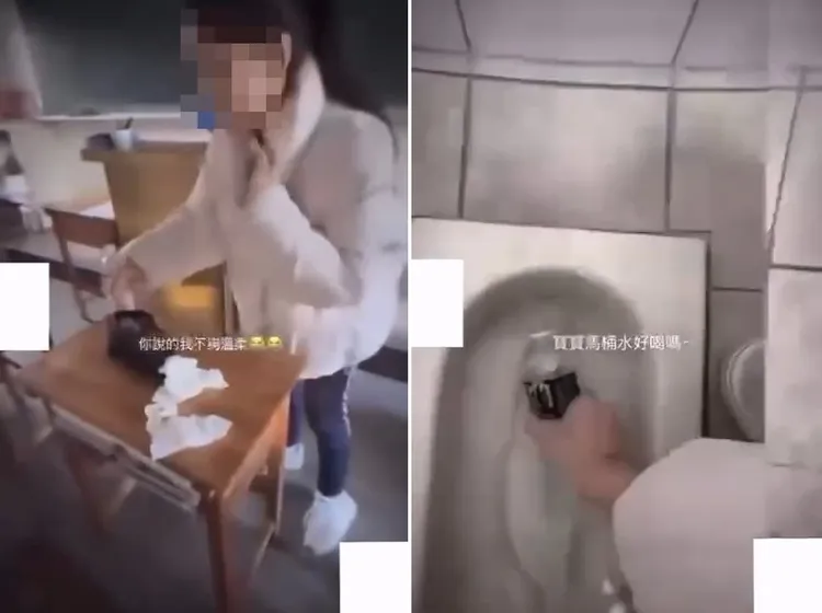 彰化某高职传出疑似霸凌事件，加害人将沾有排泄物的卫生纸在被害女同学的桌上涂抹，还将她的水瓶装入马桶水让她喝下。翻摄Threads