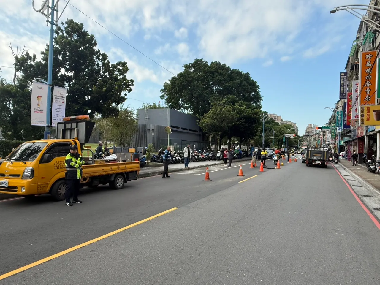警方至現場交通疏導。警方提供