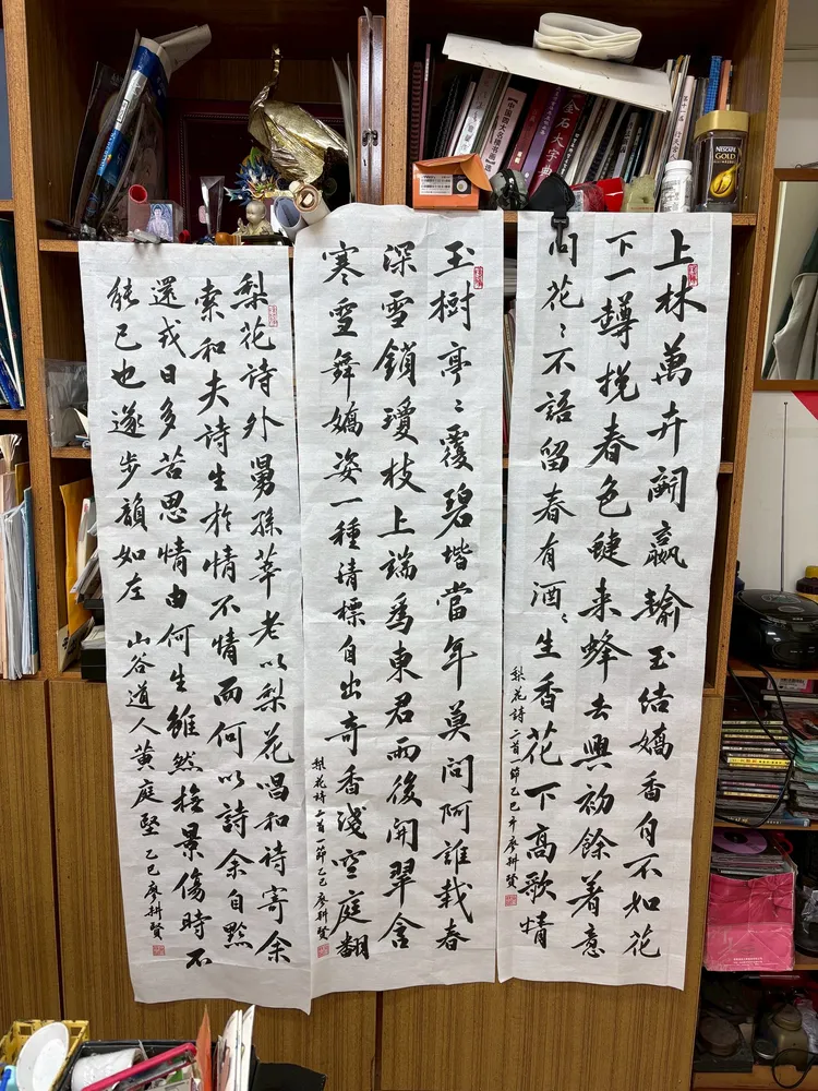 廖耕賢醫師的書法作品。廖耕賢提供