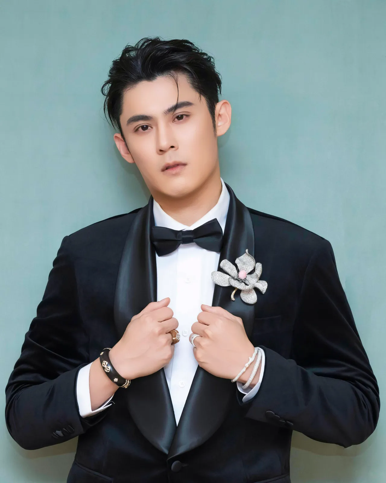 陳奕今為豆葉珠寶走秀。品牌提供