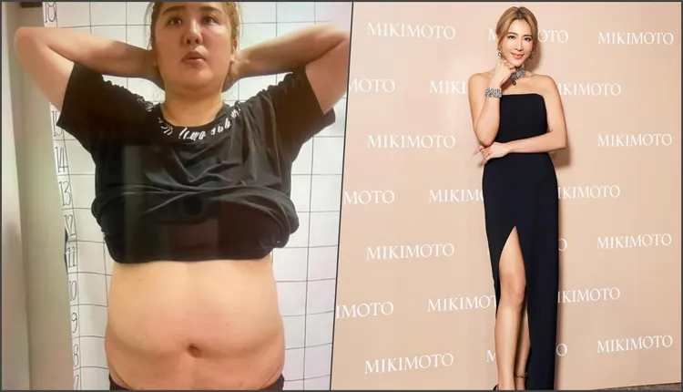 小禎使用猛健樂後暴瘦50公斤。圖取自胡小禎臉書