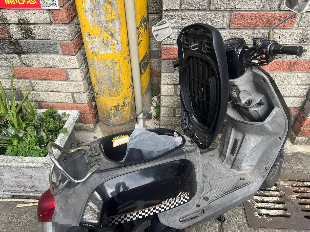 遭窃机车。桃园警分局提供