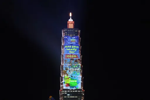 跨年光雕秀迪士尼角色首次跃上101　3分钟向「台湾隐形英雄」致敬