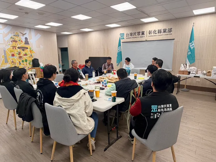 謝衣鳳參戰2026彰化縣長，民眾黨盼藍白合作共推人選。翻攝自民眾黨彰化縣黨部臉書