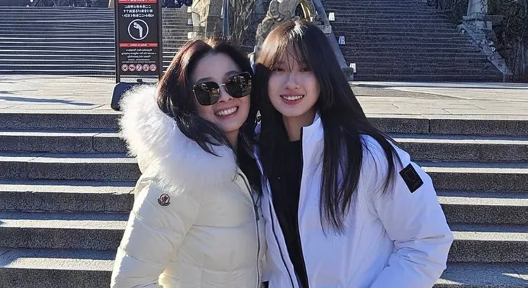 吕文婉透露女儿考上律师高考。翻摄吕文婉脸书