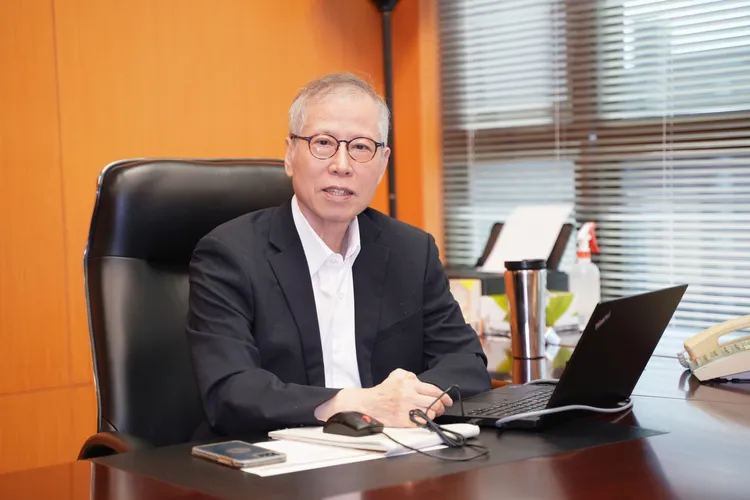 聯合再生能源董事長洪傳獻。彭欣偉攝