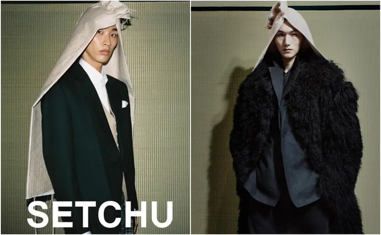 前衛頭巾被發現其實是日本設計師品牌SETCHU推出。翻攝自SETCHU IG