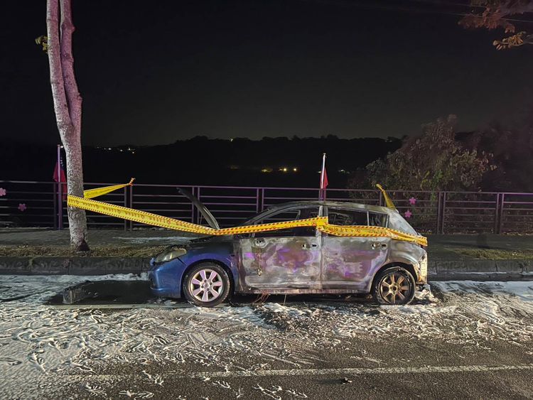 中橫公路驚見轎車「座椅燃燒冒煙」 42歲女駕駛身亡