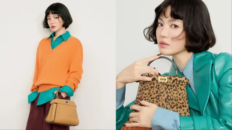 宋慧喬先前為FENDI拍攝形象照時，以內彎短髮造型營造復古俏皮感。翻攝宋慧喬IG