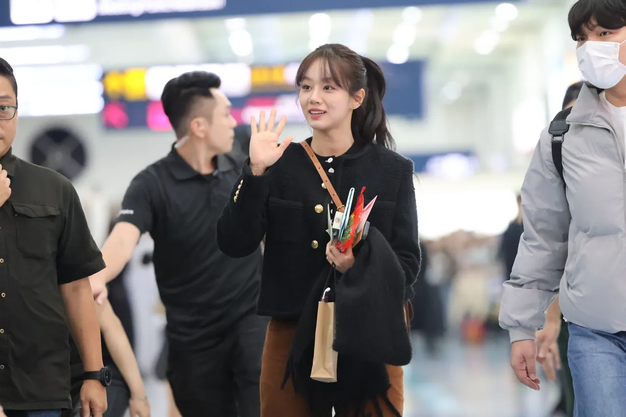 惠利一出场，全场大喊「惠利」。特勤中心摄