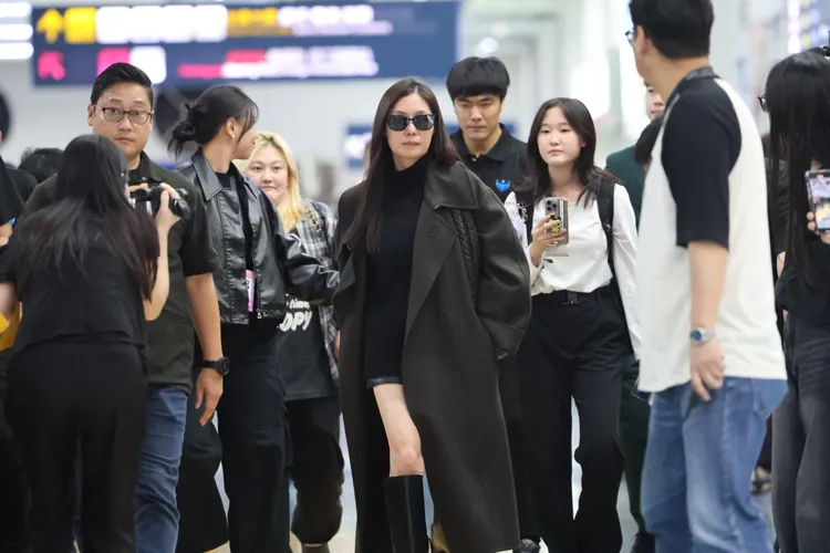 文素利飾演《苦盡柑來》IU的媽媽，氣場十足。特勤中心攝