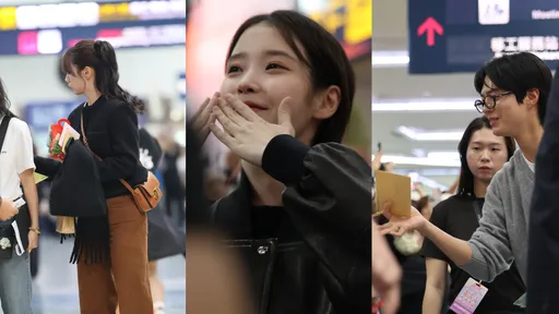 直击｜《苦尽柑来》都来了！IU抵高雄甜送飞吻　朴宝剑、惠利走进粉丝暖收信