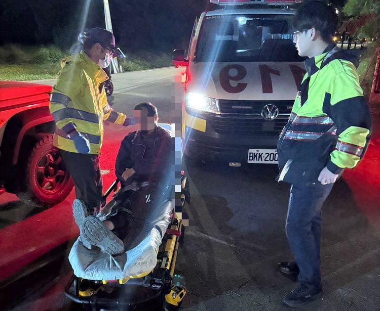 身障男子寒夜迷途!差點誤闖軍營 楊梅警即刻協助送醫