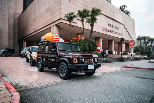 INEOS Grenadier英伦硬派耶诞　车队巡游点亮台北街头