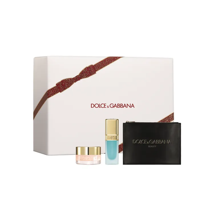 DG唇部保養紅絲絨禮盒，3250元。品牌提供