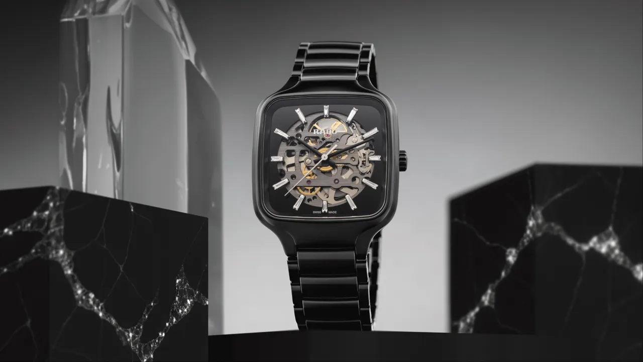 RADO True Square真我方形系列推出鑽石新作。品牌提供