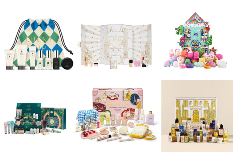 京站精选多款限量美妆圣诞倒数月历，拆开每一天的惊喜，为璀璨圣诞夜倒数。