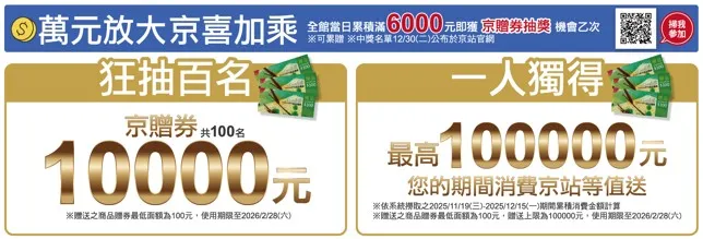 「無痛消費 有感回饋」卡友獨享滿額抽獎。