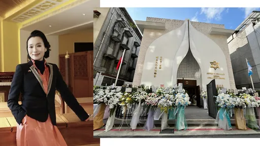 坣娜今犹太教追思会　副总统花篮送别！寇世勋忍泪：太年轻就走