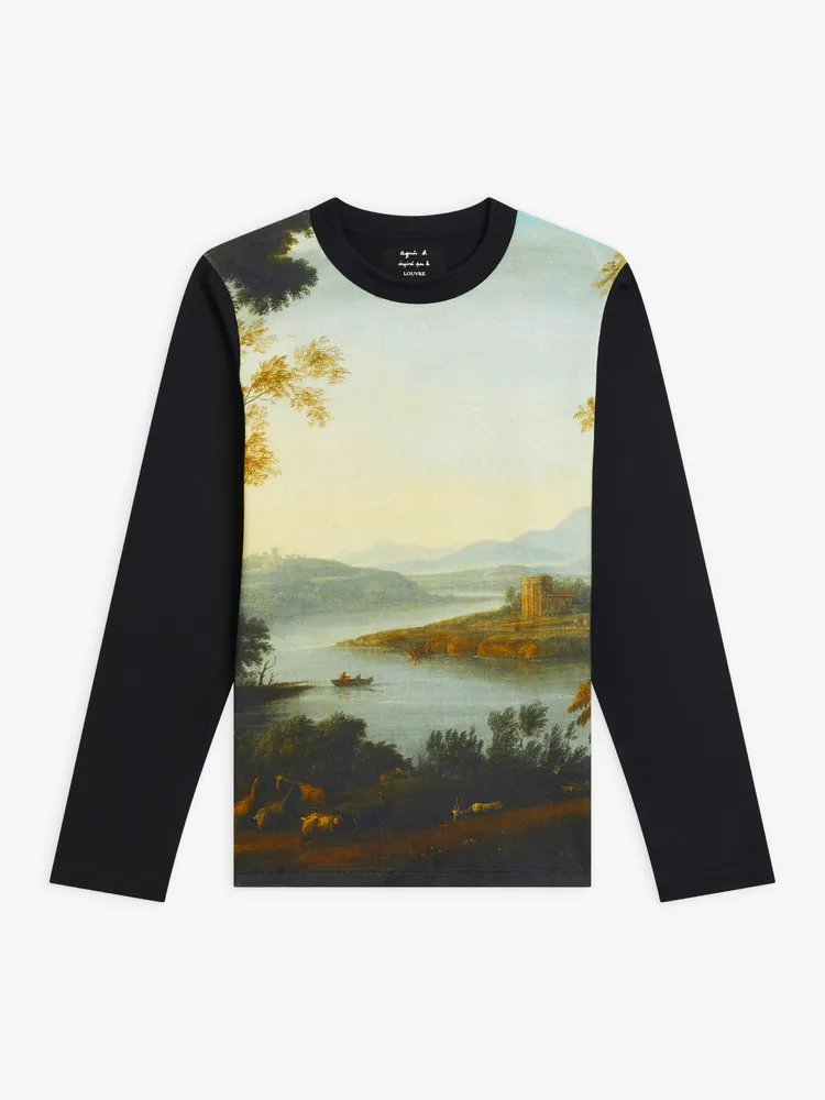 agnès b. Louvre系列棉質T恤，6280元。品牌提供