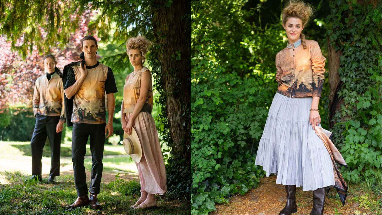 agnès b.與羅浮宮合作推出膠囊系列。品牌提供