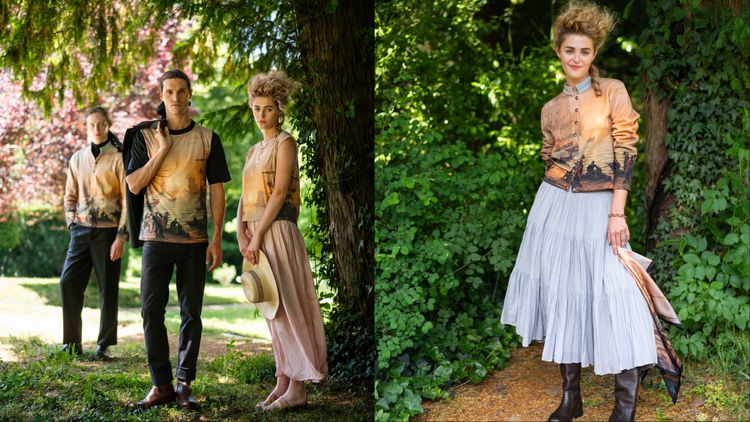 羅浮宮館藏「穿上身」！agnès b.把大師畫作變身行動藝術品