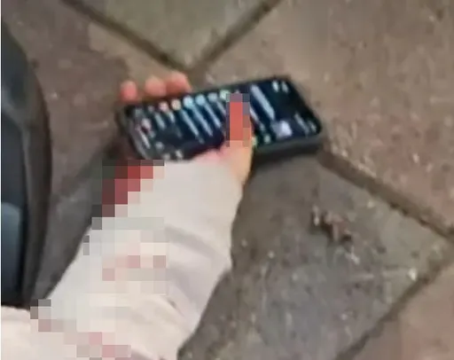 被砍骑士生前手机最后画面曝光！疑似用LINE给家人交代遗言