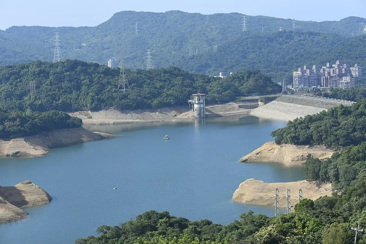 新山水庫。翻攝維基百科（由Taiwankengo拍攝）