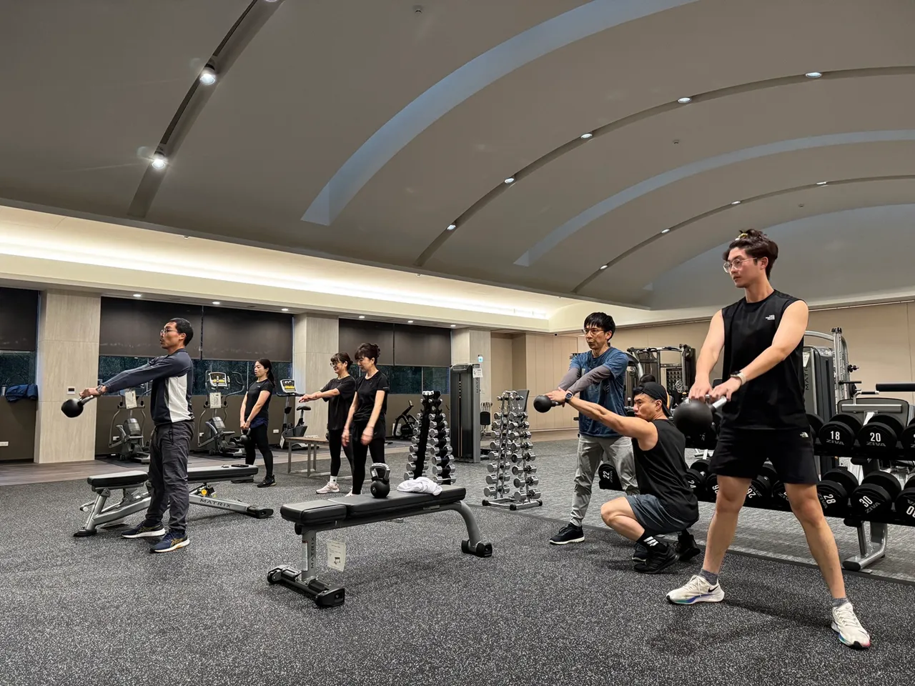 中华汽车打造五星级健身房，为同仁健康把关。业者提供