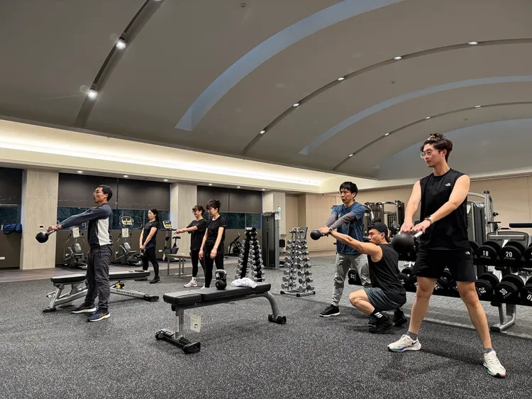 中華汽車打造五星級健身房，為同仁健康把關。業者提供