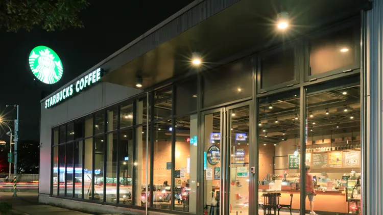 星巴克门市示意图。资料照