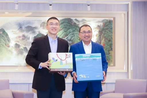 謝國樑率隊訪新北談都市計畫　侯友宜：基隆捷運開發讓基隆主導