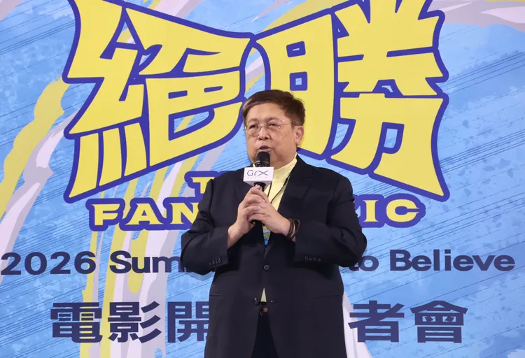 電影《絕勝》開拍記者會 威剛科技董事長陳立白。莊宗達攝