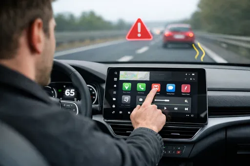 研究指出：车内触控萤幕显著降低驾驶表现　提高分心与安全风险