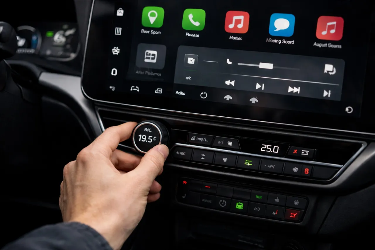 模拟实验显示，触控萤幕操作使驾驶行为同步受到影响，研究建议未来应结合实体按键、语音与注意力感知等设计提升使用安全。AI生成