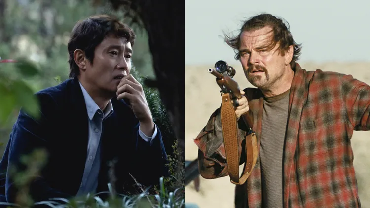 李奥纳多（右）对战李炳宪抢影帝。剧照