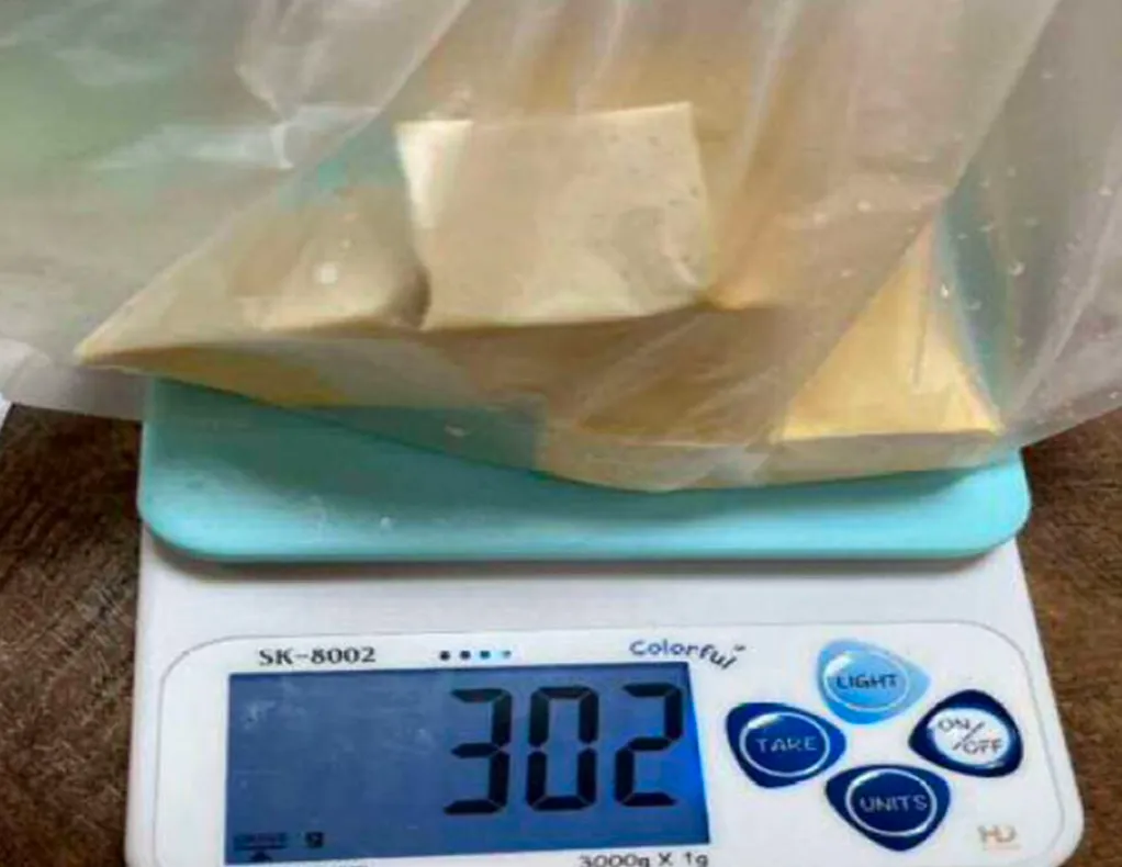 豆腐產品被驗出防腐劑苯甲酸，不符食品添加物規定。台北市衛生局提供