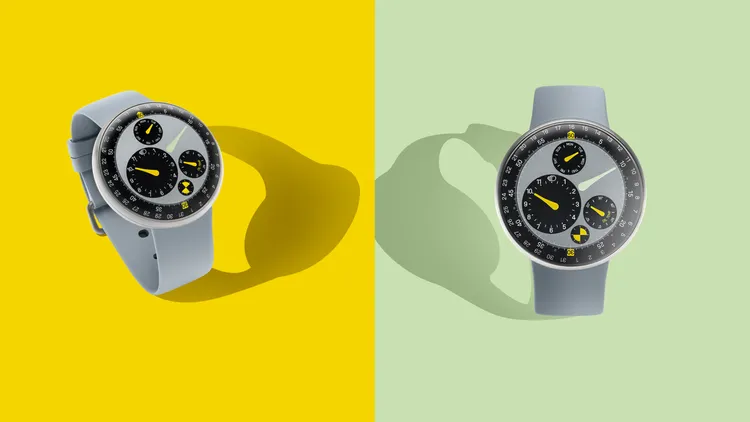 Ressence TYPE 3 MN，45mm，五級鈦合金錶殼，凸面DLC和PVD塗層五級鈦合金，合成橡膠錶帶，專利 ROCS 3.6自動上鍊機芯，動力儲存36小時，防水深度10米，全球限量80只，188萬元。品牌提供