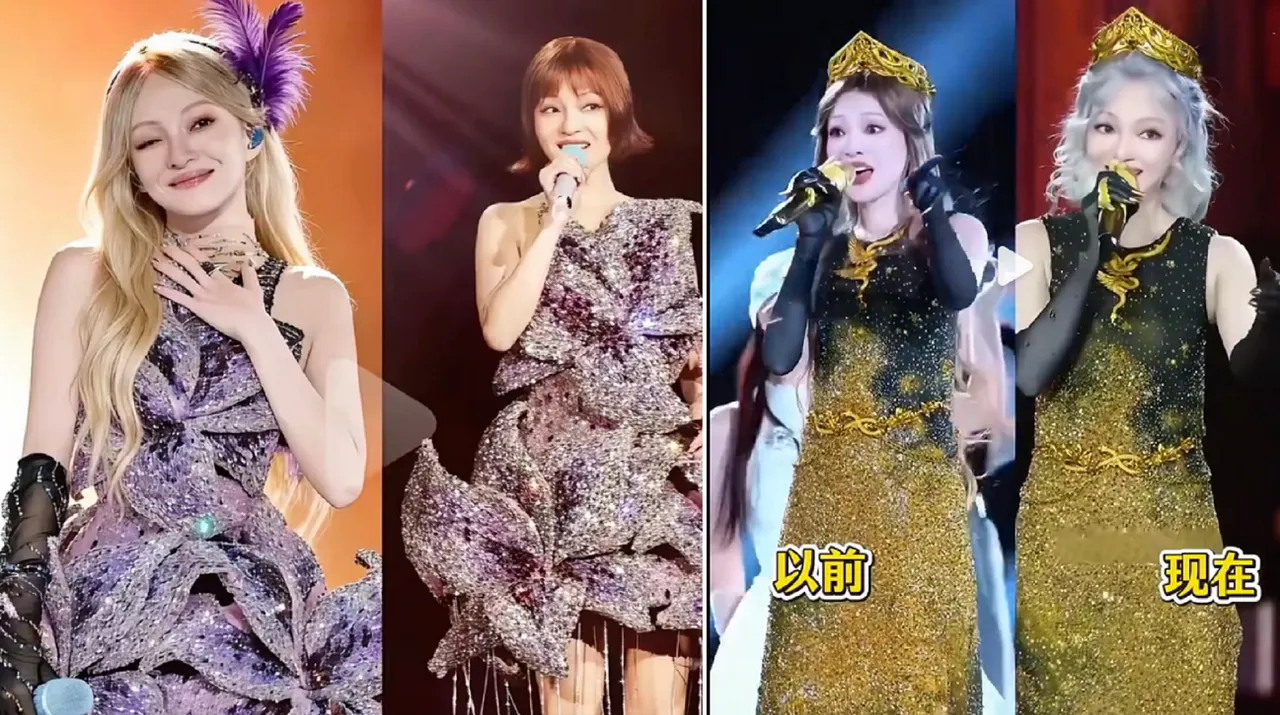 张韶涵以往造型带仙气，如今发型却被嫌老了10岁。翻摄打工少女孙头头微博