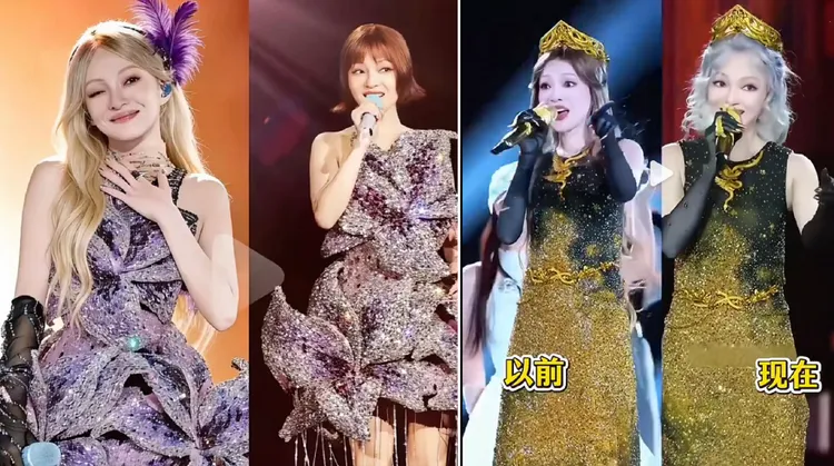 張韶涵以往造型帶仙氣，如今髮型卻被嫌老了10歲。翻攝打工少女孫頭頭微博