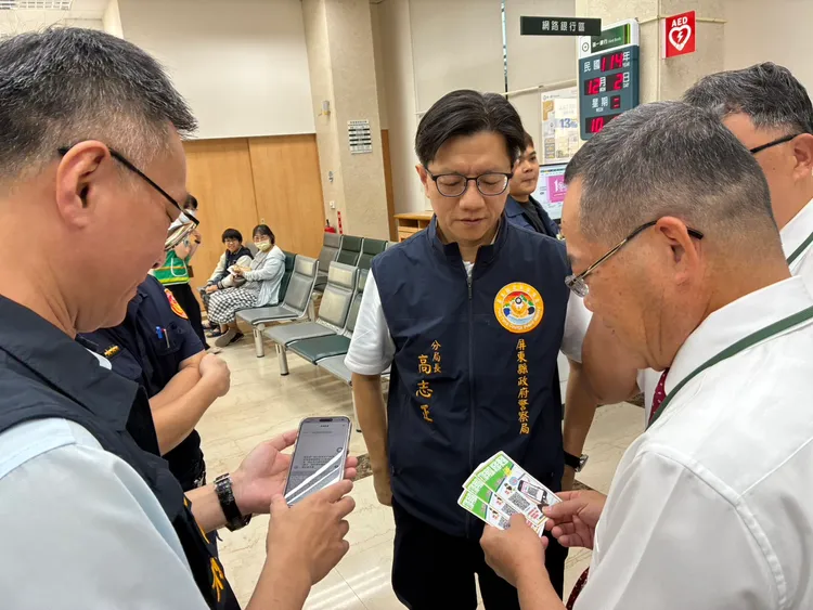 東港分局打詐推掃QR Code就立刻通報的措施，既隱匿報案人身份也加速警方查緝。警方提供