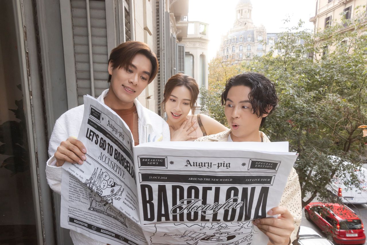 「告五人」巴塞隆納直擊路人遭竊 哲謙暖爆!隨身帶傘防小偷護團員