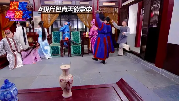 藝人們停止錄影，保命要緊。翻攝週末最強大臉書