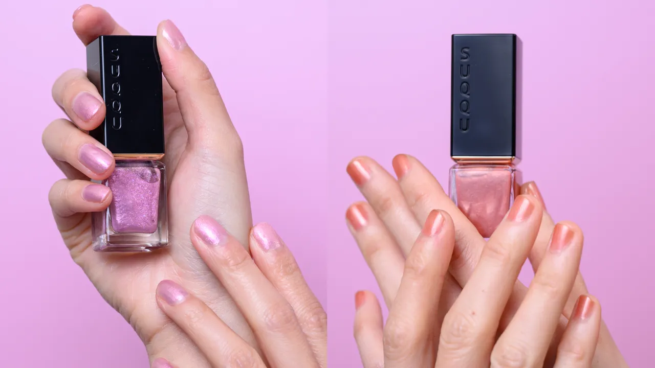 SUQQU晶采妍色指甲油，各950元。品牌提供