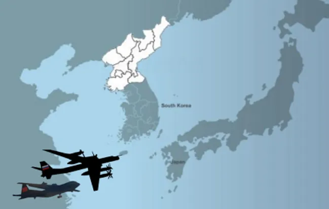 中俄多架軍機9日飛入南韓航空識別區，南韓國防部已向中俄兩國提出抗議。合成圖片